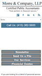 Mobile Screenshot of morrecpa.com